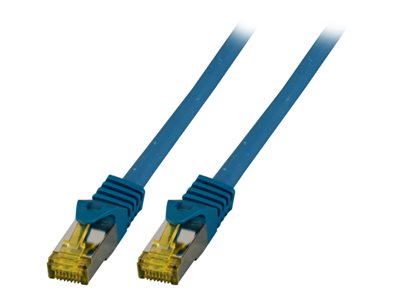 EFB RJ45 Patchkabel Cat.6A S/FTP LSZH Cat.7 Rohkabel blau