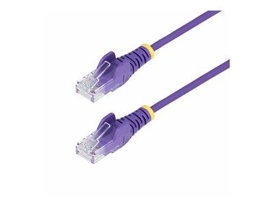 StarTech.com 7m Purple Slim CAT6 Ethernet Cable, Snagless, 28AWG, LSZH