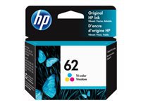 HP 62 - Color (cyan, magenta, yellow) - original - ink cartridge - for ENVY 55XX, 56XX, 76XX; Officejet 200, 250, 57XX, 8040