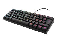 DELTACO GAMING GAM-075B Tastatur Mekanisk RGB Kabling Pan Nordic