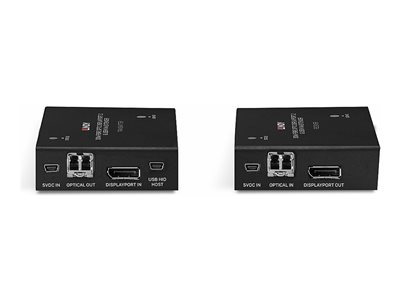 Kit extender KVM DisplayPort 1.2 & USB sur fibre optique, 300m