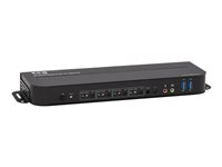 Tripp Lite HDMI USB KVM 4-Port 4K 60Hz HDR HDCP 2.2 IR USB Sharing KVM / audio / USB switch Desktop