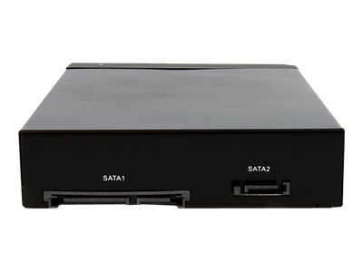 Sata Rack Startech 3.5in Trayless Hot Swap SATA Mobile Rack for Dual 2.5in Hard ...