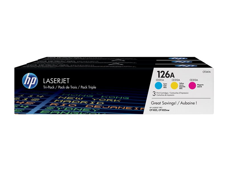 HP Toner 126A HV color Tri-Pack