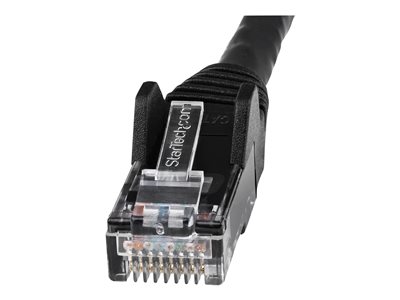 Startech 7ft (2m) LSZH CAT6 Ethernet Cable, 10 Gigabit Snagless RJ45 100W PoE Patch Cord, CAT 6 10GbE UTP Network Cable w/Strain Relief, Black ETL/Low Smoke Zero Halogen
