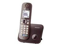 Panasonic KX-TG6811 Trådløs telefon Ingen nummervisning Brun