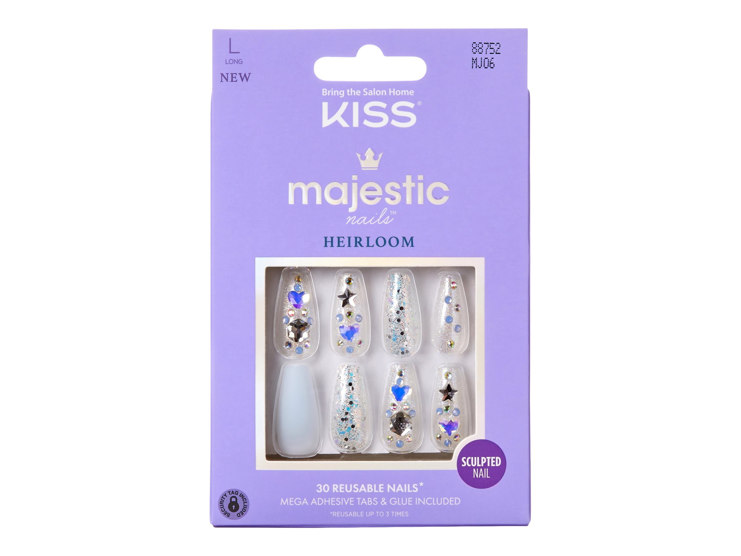 KISS Majestic Nails Heirloom False Nails Kit - Your Grace - 30's