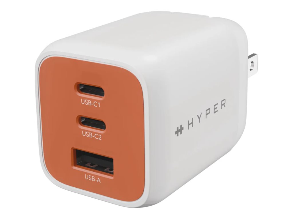Targus HyperJuice Flex síťový adaptér - GaN - 2 x USB-C, USB - 65 watt