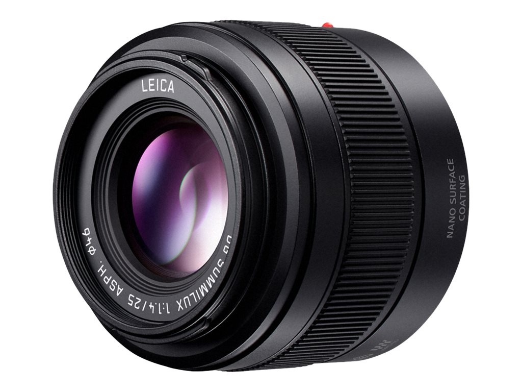 Panasonic Leica DG Summilux 25 mm F1.4 Lens - Black - H-XA025