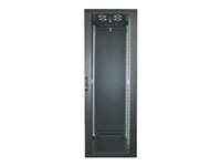 Intellinet Network Cabinet, Free Standing (Standard), 22U, Usable Depth 123 to 573mm/Width 503mm, Black, Flatpack, Max 1500kg