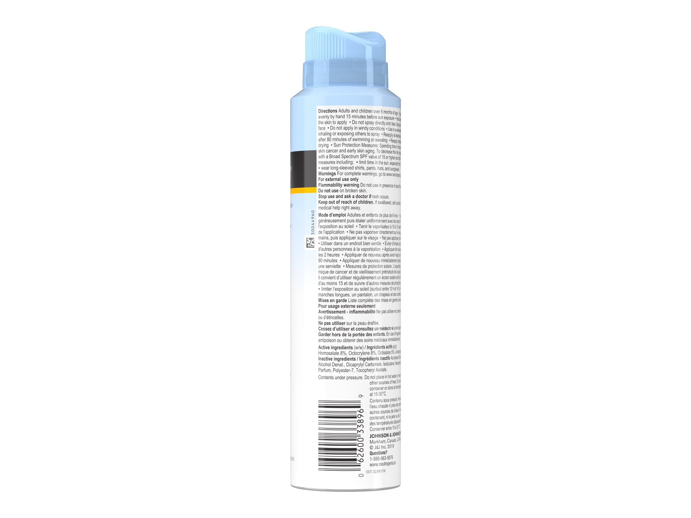 Neutrogena Ultra Sheer Body Mist Sunscreen - 141g/SPF 30