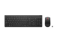 Lenovo Essential Wireless Combo Gen 2 - keyboard and mouse set - QWERTY - Spanish - black Input Device
