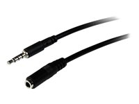 StarTech.com 1m 3.5mm 4 Position TRRS Headset Extension Cable - M/F - audio Extension Cable for iPhone (MUHSMF1M) Forlængerkabel til hovedsæt 1m