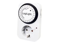 LogiLight Mechanical Time  Automatisk strøm kontakt Ekstern Hvid