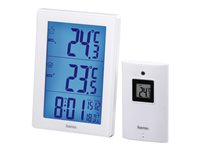 Hama EWS-3000 - WeiAz - Innen-Thermometer - AuAzen-Thermometer - Batterie/Akku (00186308)