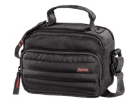 Hama "Syscase" 100 - Carrying bag for digital photo camera / camcorder - fleece, 600D ripstop PolyTex - black