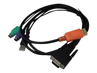 Lantronix - Keyboard / video / mouse (KVM) cable