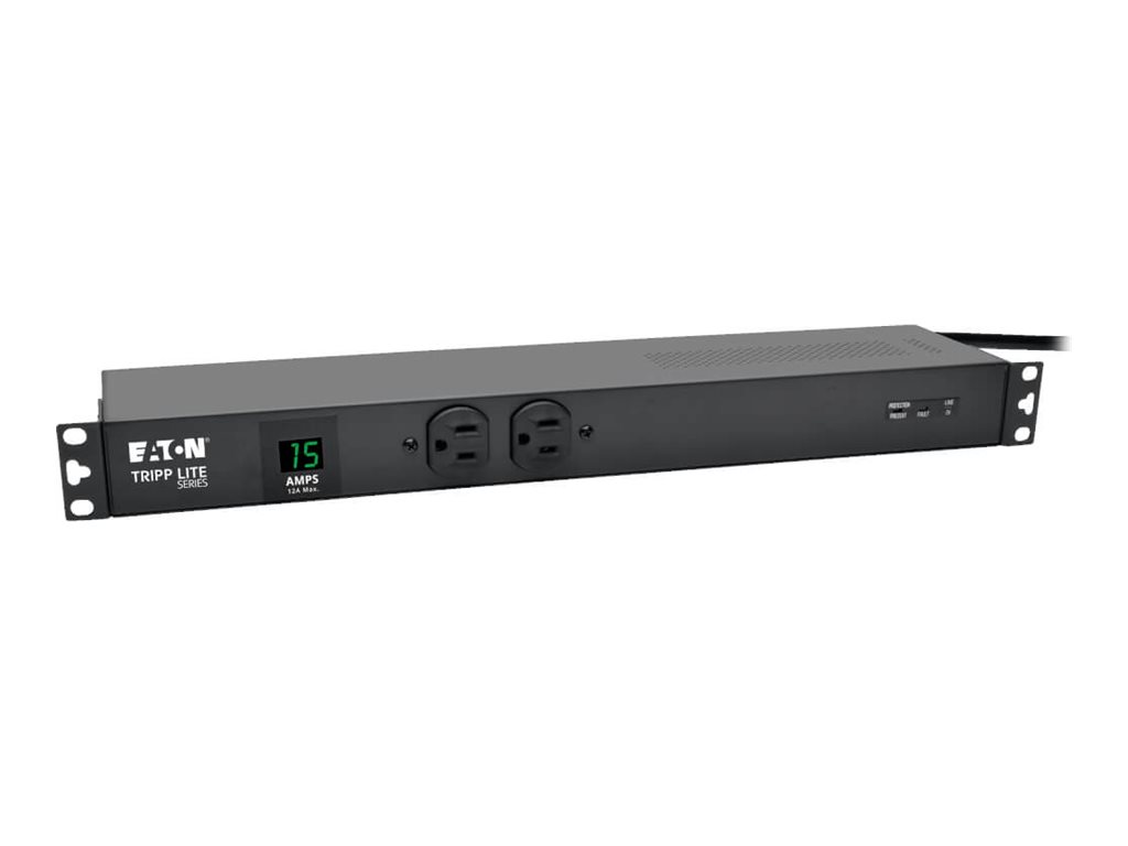 Tripp Lite PDU Metered Isobar Surge 120V 15A 5-15R 14 Outlet 5-15P 1URM