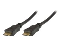 MicroConnect Mini HDMI han -> Mini HDMI han 2 m Sort