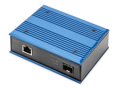 DIGITUS 10/100/1000Base-TX PoE to 1000Base-FX Converter - DN-652104-1