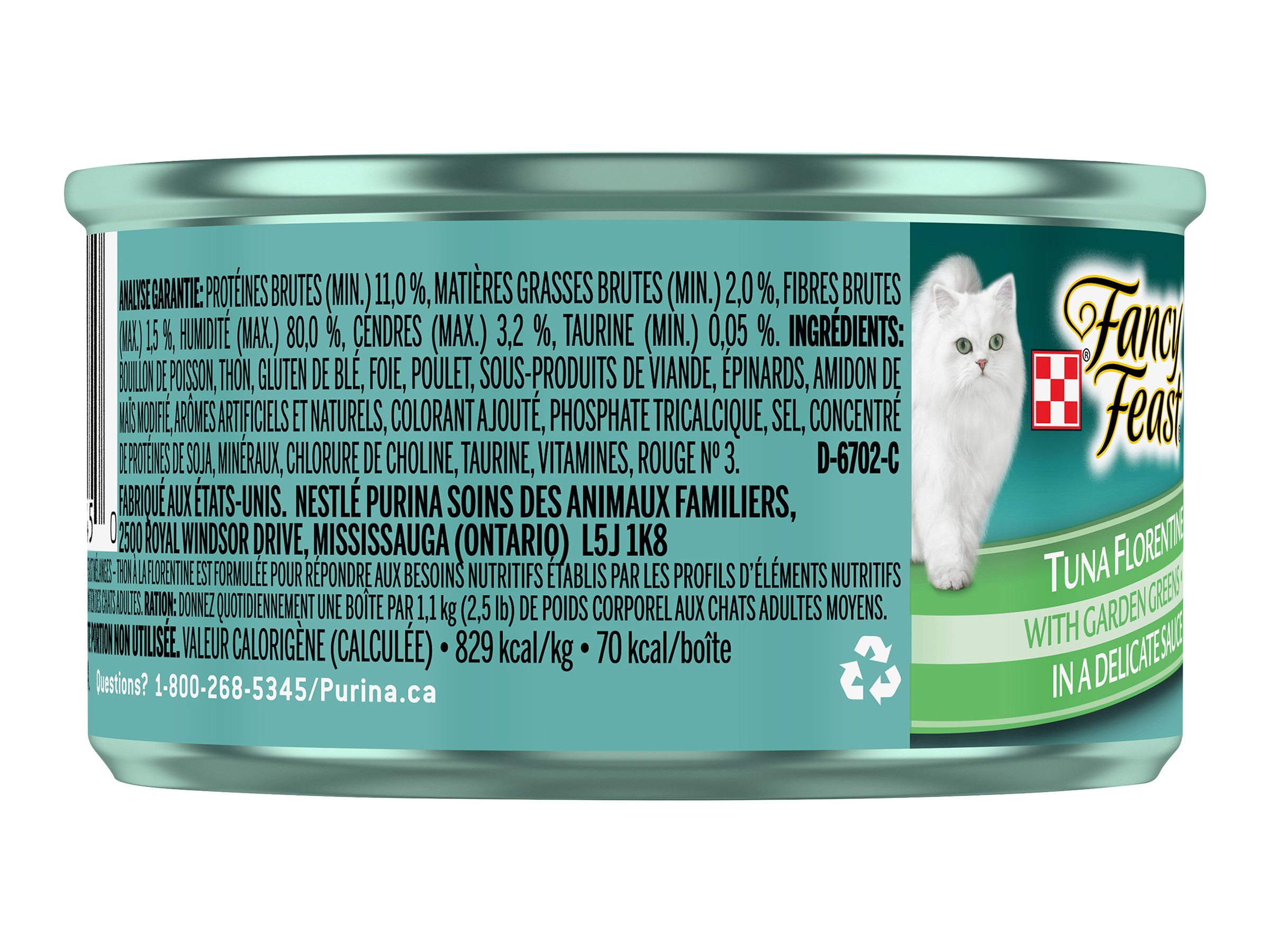 Fancy Feast Wet Cat Food - Tuna Florentine - 85g