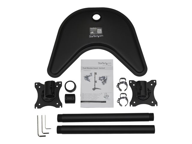 DDR4-ARMBARDUOV Dual Monitor Holder (vertical monitor stand for 2