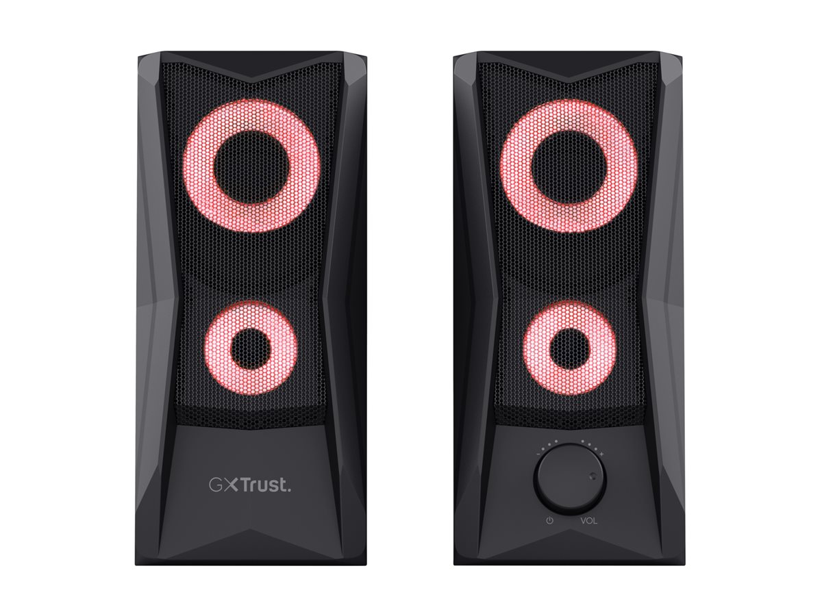 TRUST Enceintes JAVV 2.0 RGB noire