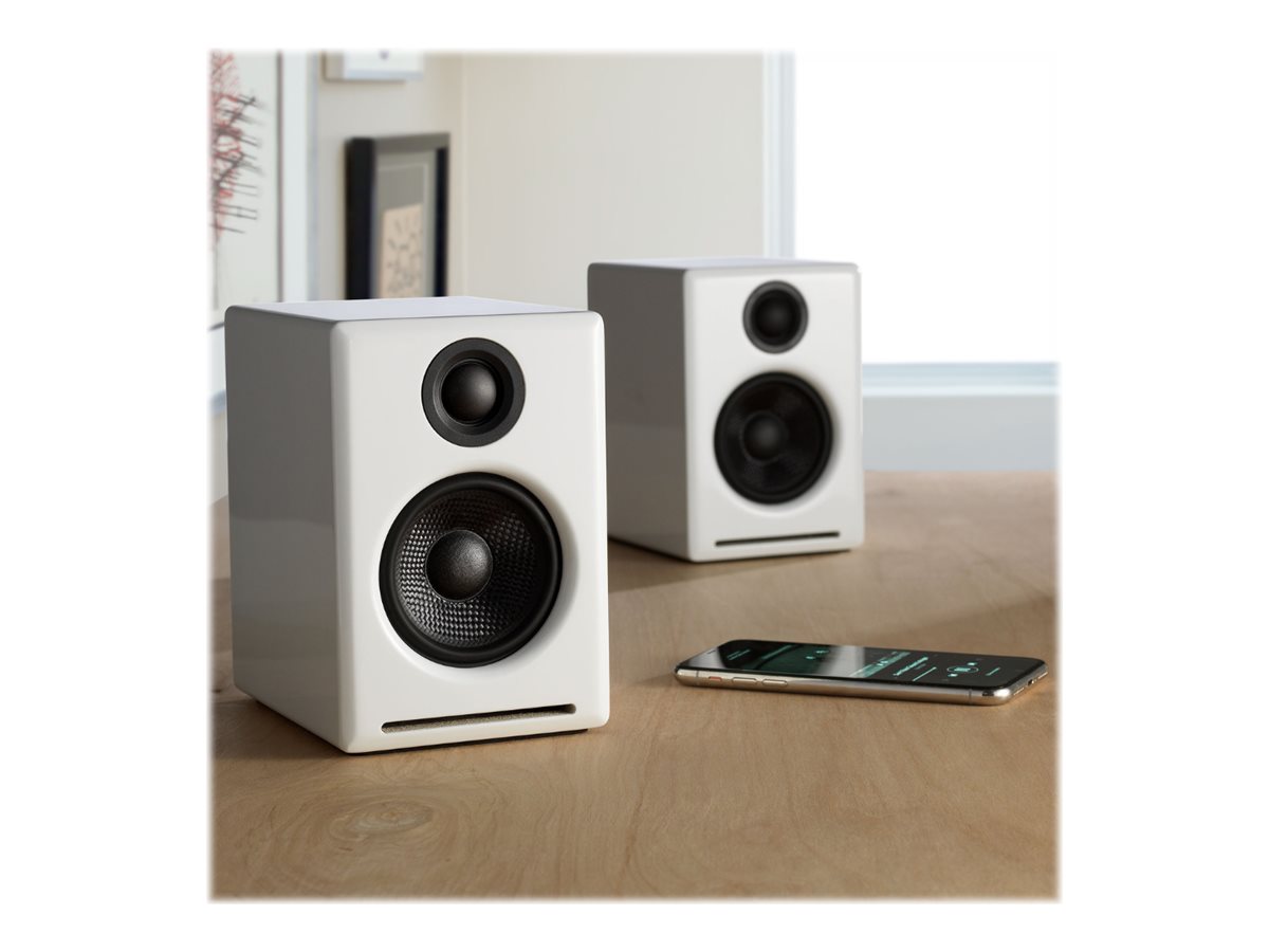 Audioengine A2+ Wireless Speakers - White - A2BT-WHT - Open Box or Display  Models Only