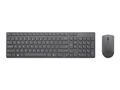 Lenovo Professional Ultraslim Combo - keyboard and mouse set - English - US - iron gray