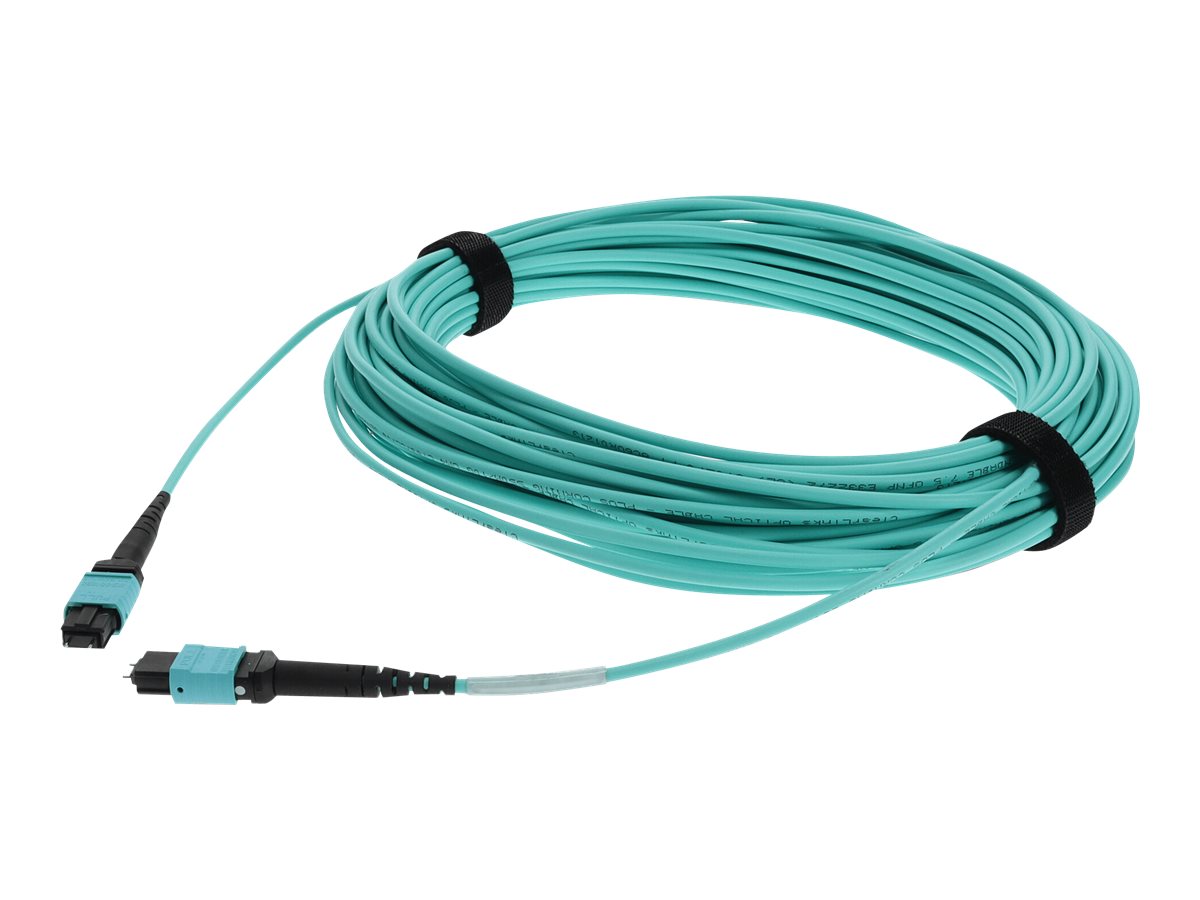 AddOn 20m MPO OM3 Aqua Patch Cable