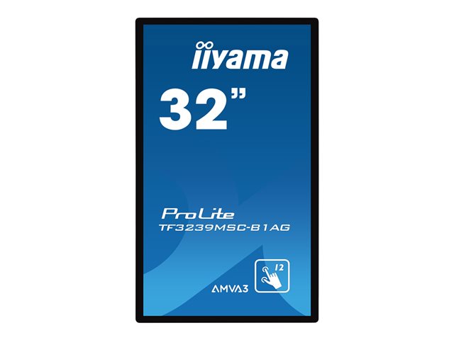 Iiyama Prolite Tf3239msc B1ag 32 Class 315 Viewable Led Backlit Lcd Display For Digital Signage Interactive Communication