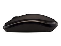 V7 MW550BT - Mouse - right and left-handed - optical - 4 buttons - wireless - Bluetooth, 2.4 GHz - USB wireless receiver - black