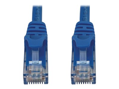 Eaton Tripp Lite Series Cat6a 10G Snagless Molded UTP Ethernet Cable (RJ45 M/M), PoE, Blue, 100 ft. (30.5 m)