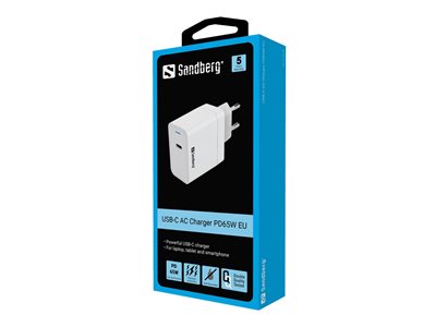 SANDBERG USB-C AC Charger PD65W EU - 441-48