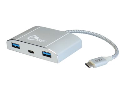 SIIG USB-C to 4-Port USB 3.0 Hub with PD Charging