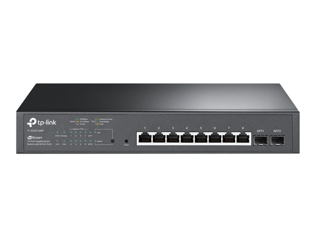 Image of TP-Link JetStream TL-SG2210MP - switch - 10 ports - smart - rack-mountable