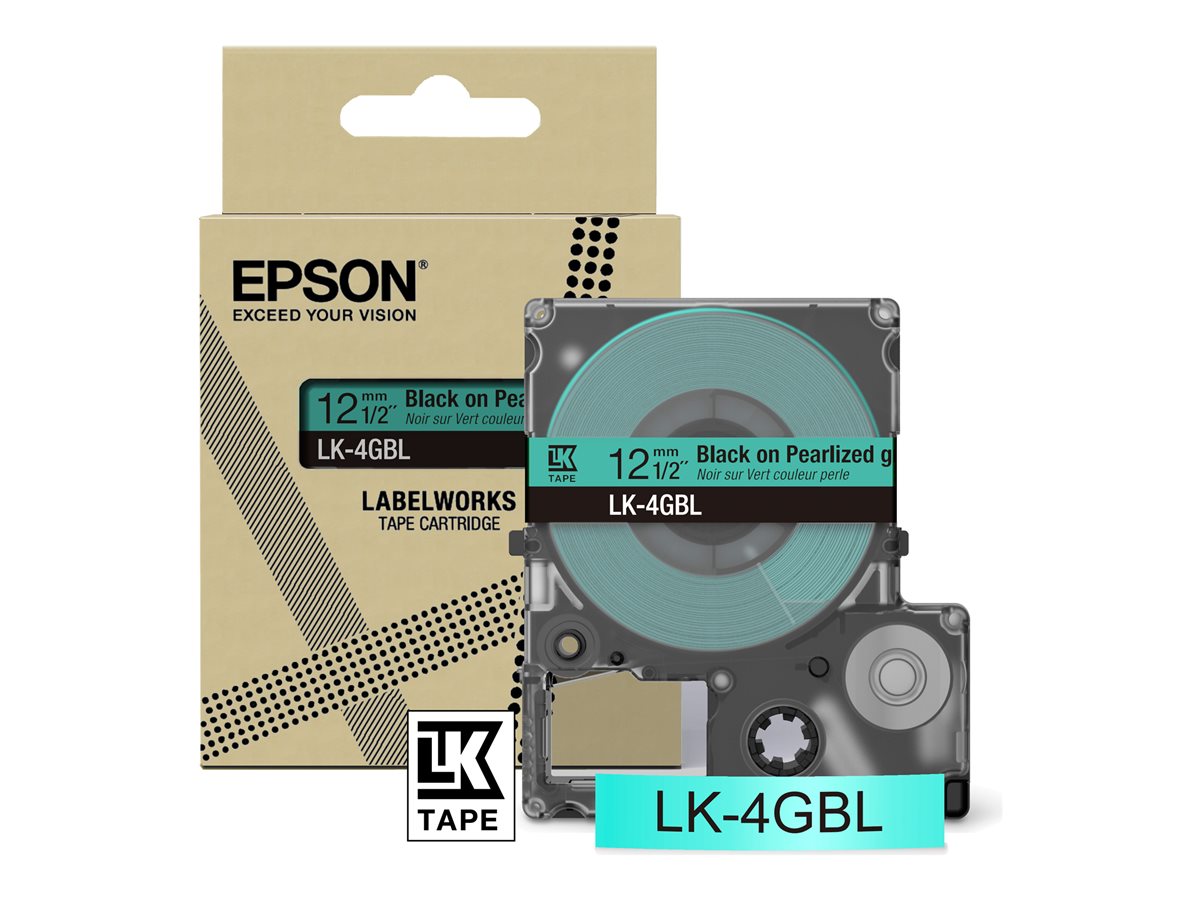 Epson LabelWorks LK-4GBL - pásková kazeta - 1 kazeta/y - Role (1,2 cm x 9 m) – foto 3
