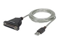 Manhattan USB 2.0 / IEEE 1284a USB / parallelkabel 1.8m Sølv