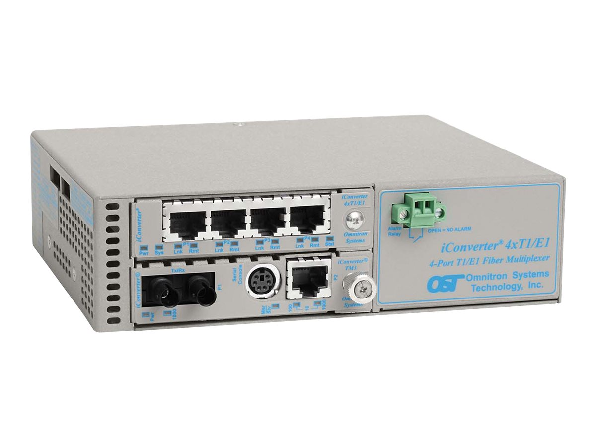 Omnitron iConverter 4xT1/E1 MUX/M