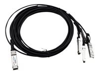 Axiom - Direct attach cable - QSFP+ (M) to SFP+ (M) - 1.6 ft - twinaxial - passive - for Dell PowerSwitch S4112F-ON, S5212F-ON, S5224F-ON