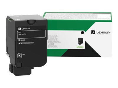 Lexmark, black, original, toner cartridge, LCCP, LRP