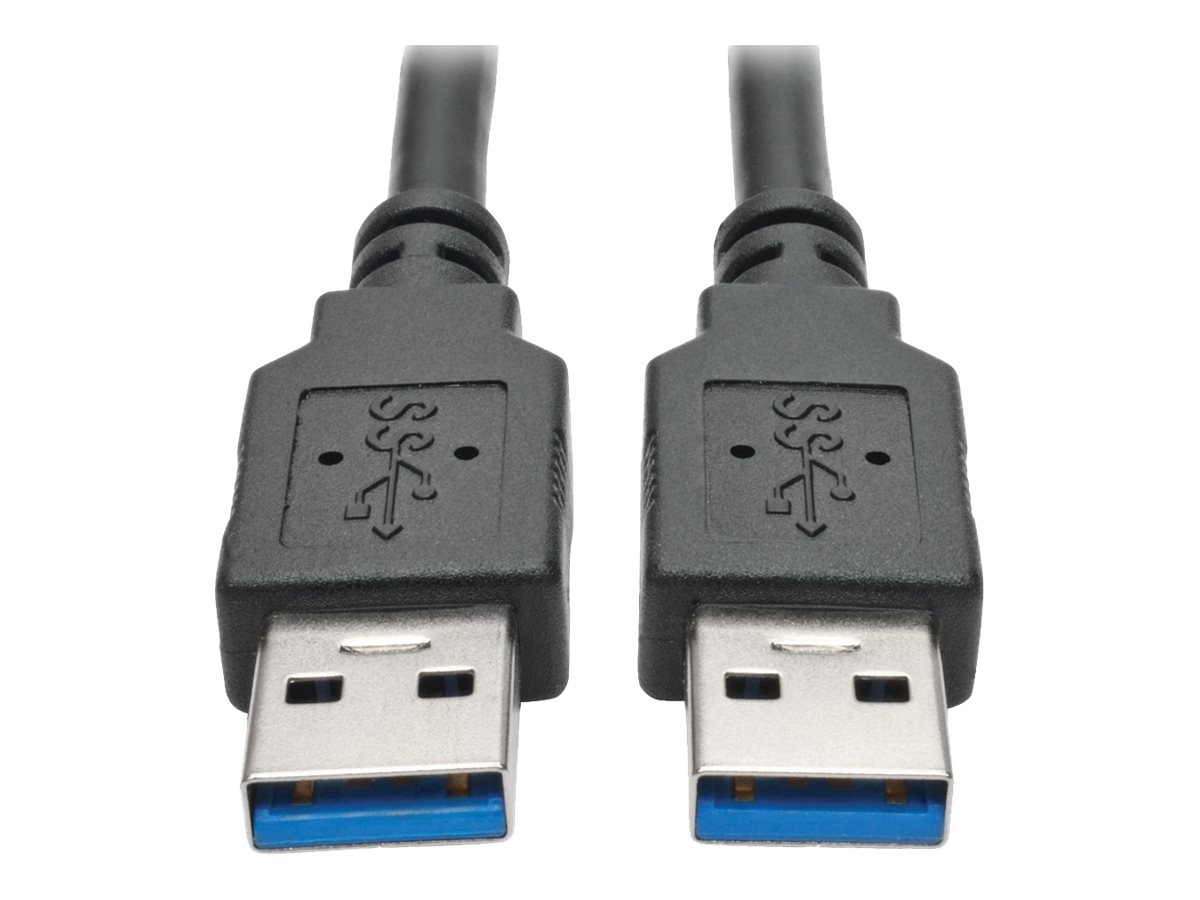 Tripp Lite 3ft USB 3.0 SuperSpeed A/A Cable M/M 28/24 AWG 5 Gbps Black 3'