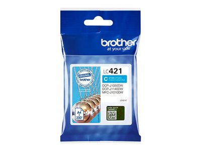 BROTHER 200-page Cyan ink cartridge - LC421C