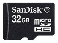 SanDisk - Flash memory card ( microSDHC to SD adapter included )