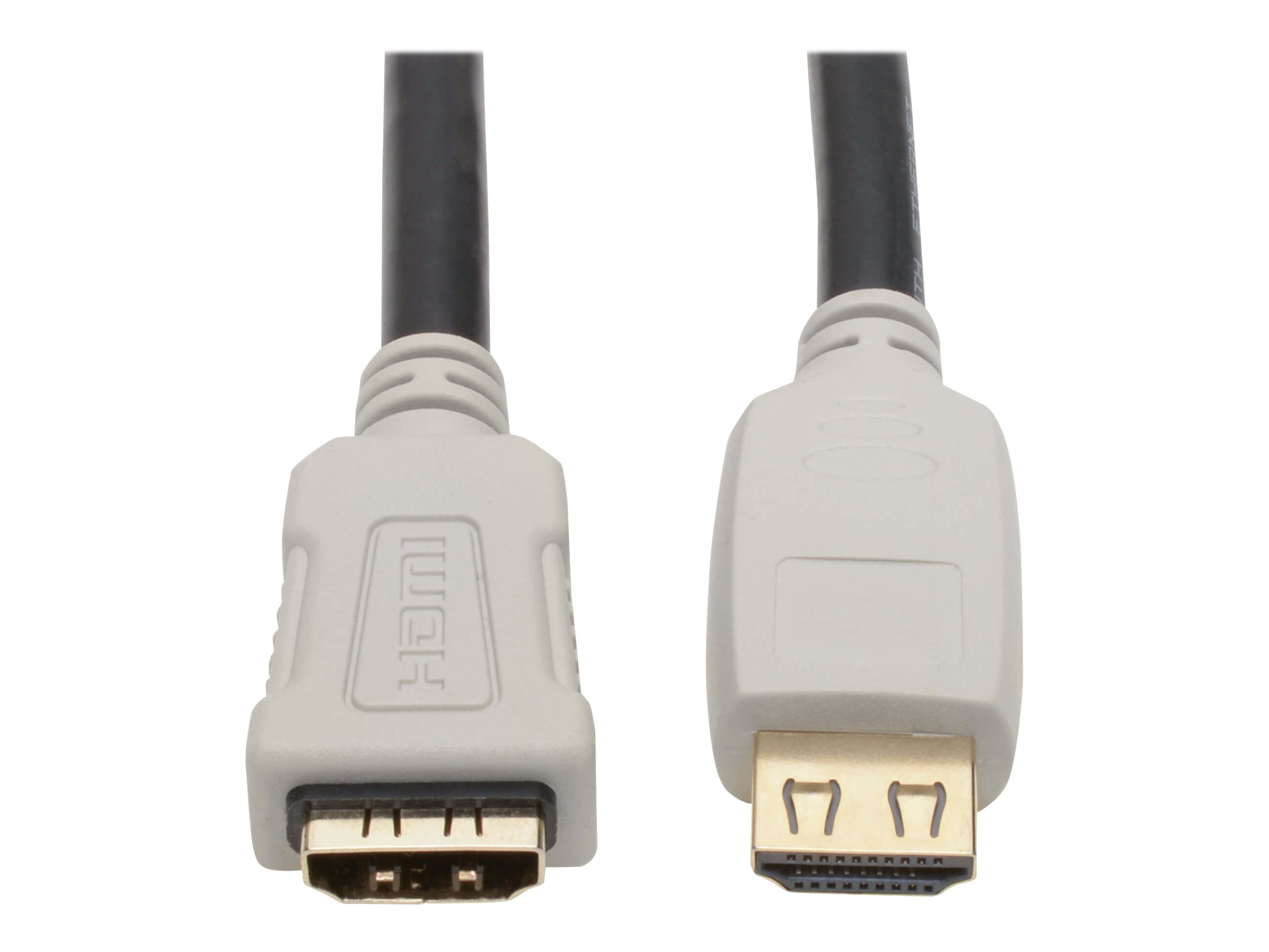 Tripp Lite High-Speed HDMI 2.0b Extension Cable, Gripping Connector