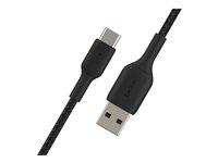 BELKIN Câble tressé USBA USBC 0.15m noir