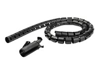 Startech 2.5m (8.2ft) Cable Management Sleeve - 1.8" Diameter - Expandable Coiled Cord Organizer w/ Cable Loading Tool (CMSCO