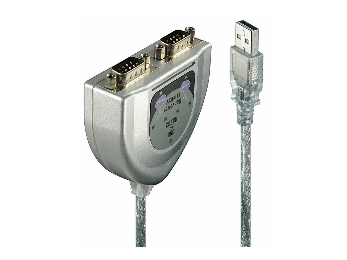 LINDY USB RS232 Converter 2 Port