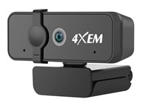 4XEM Webcam color 8 MP 3840 x 2160 4K audio USB 2.0