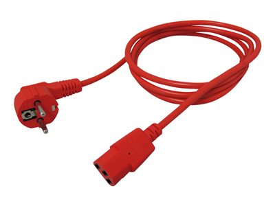 ROLINE Netzkabel gerade IEC-Buchse 1,8m